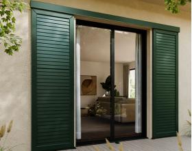 Volet coulissant PVC persienne alizé