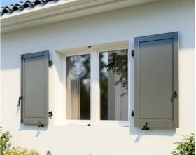 Volet battant bois sapin 27 mm