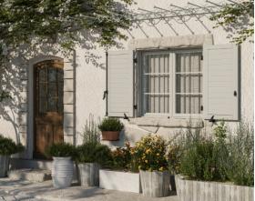 Volet battant bois sapin 27 mm