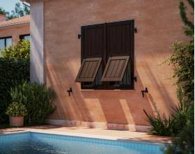 Volet battant bois sapin 27 mm