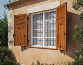 Volet battant bois sapin 27 mm