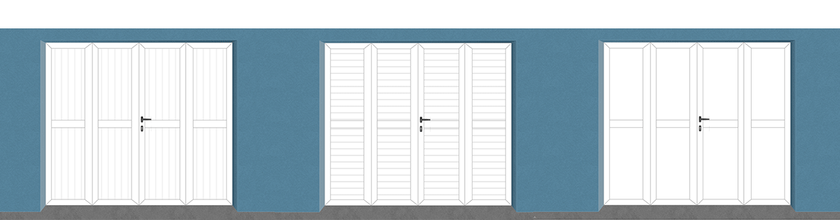 La porte de garage Symbioz’A alu / PVC 