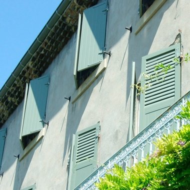 Volets battants persiennes ALU persiennes 1/3 contrevent 2/3 panneau RAL 6019