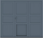 Porte de garage alu Évolution Modulo