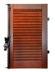 Volet bois battant persienné